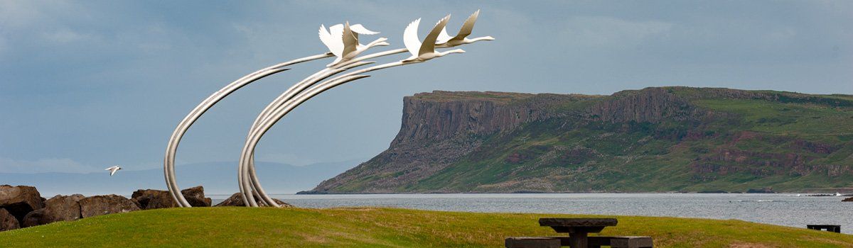 Photo - Children of Lir Sculpture  by Art Ward