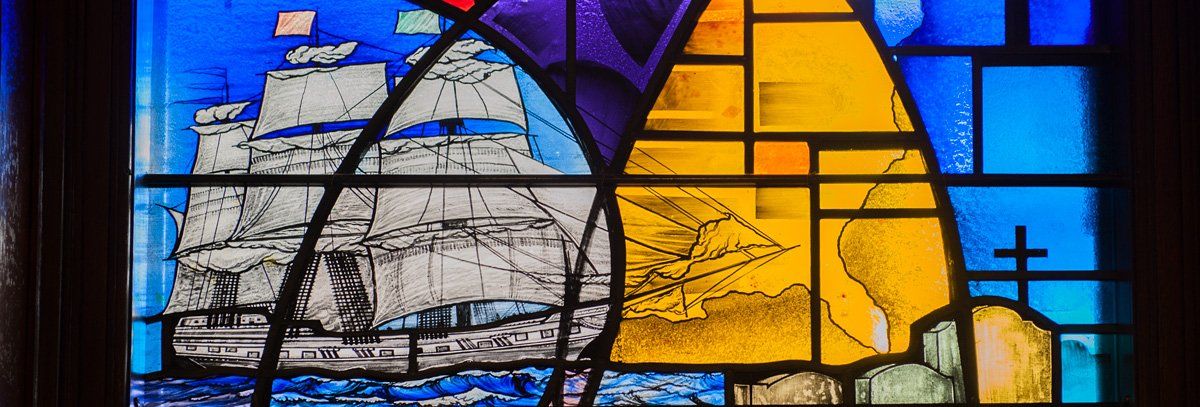 Stained Glass in Belfast City Hall by Art Ward
