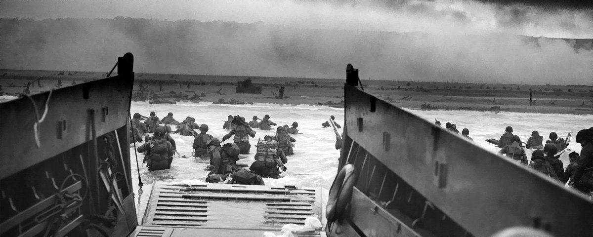 normandy landings illustration