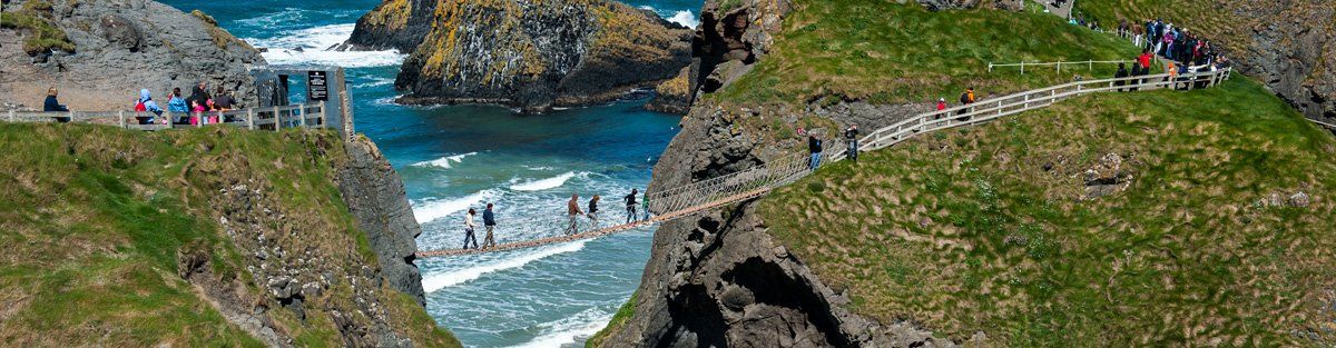 Photo of Carrick a Rede rope bridge by Art Ward ©