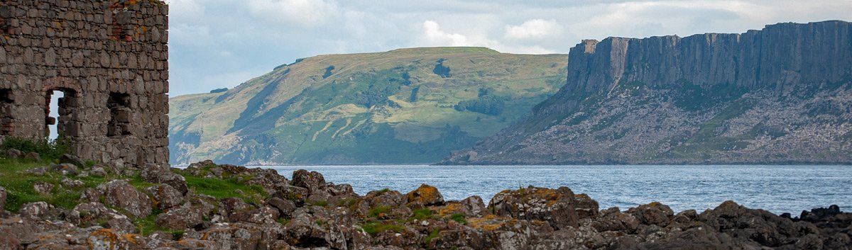 Photo - ruins Rue Point Rathlin by Art Ward