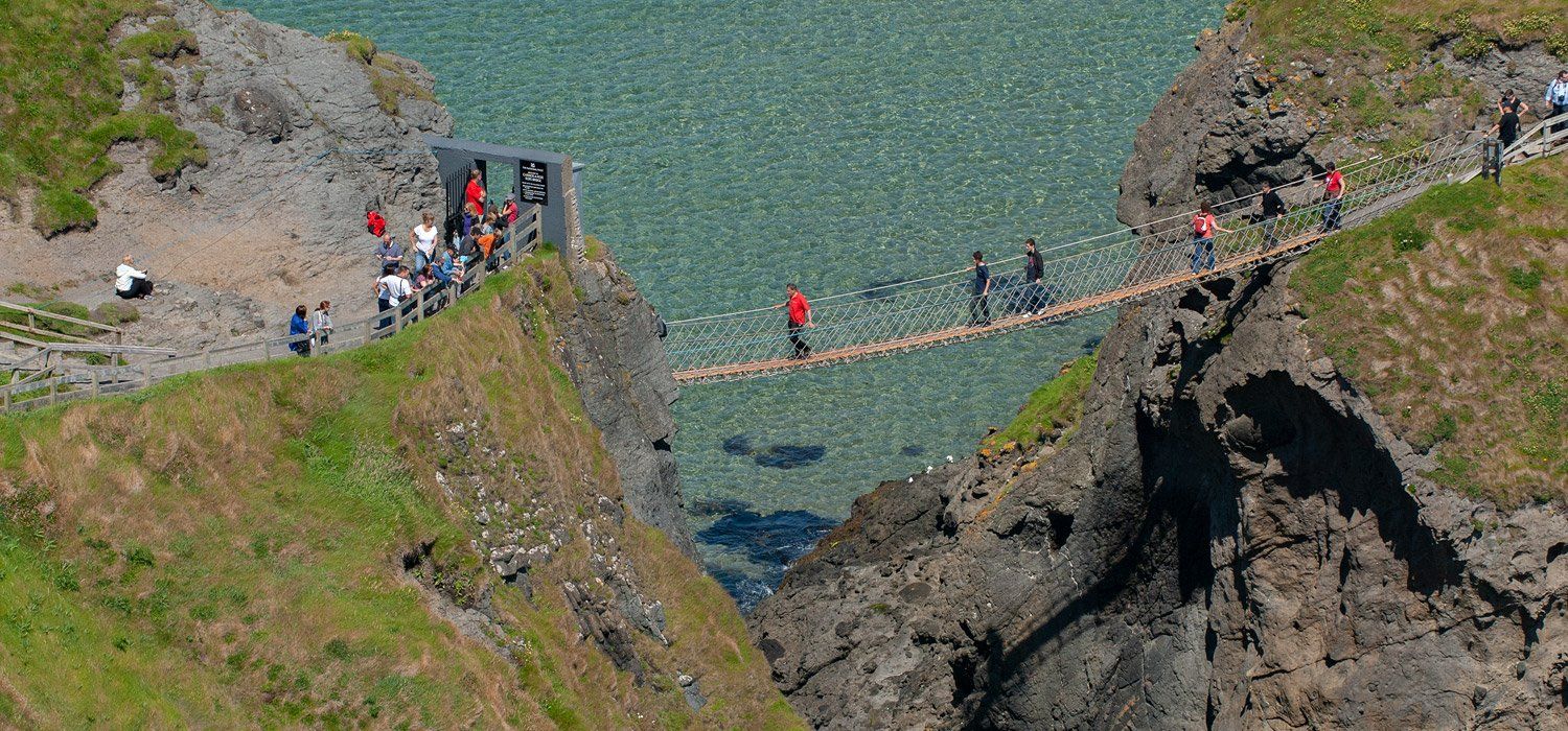 Photo of Carrick a Rede rope bridge by Art Ward ©