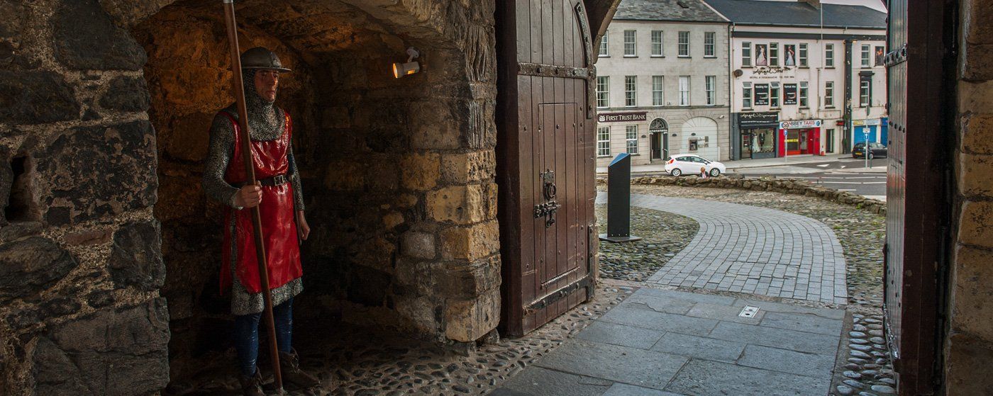 Photo inside Carrickfergus Castle by Art Ward ©