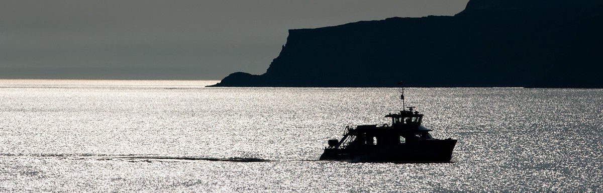 Photo of Rathlin Ferry by Art Ward ©