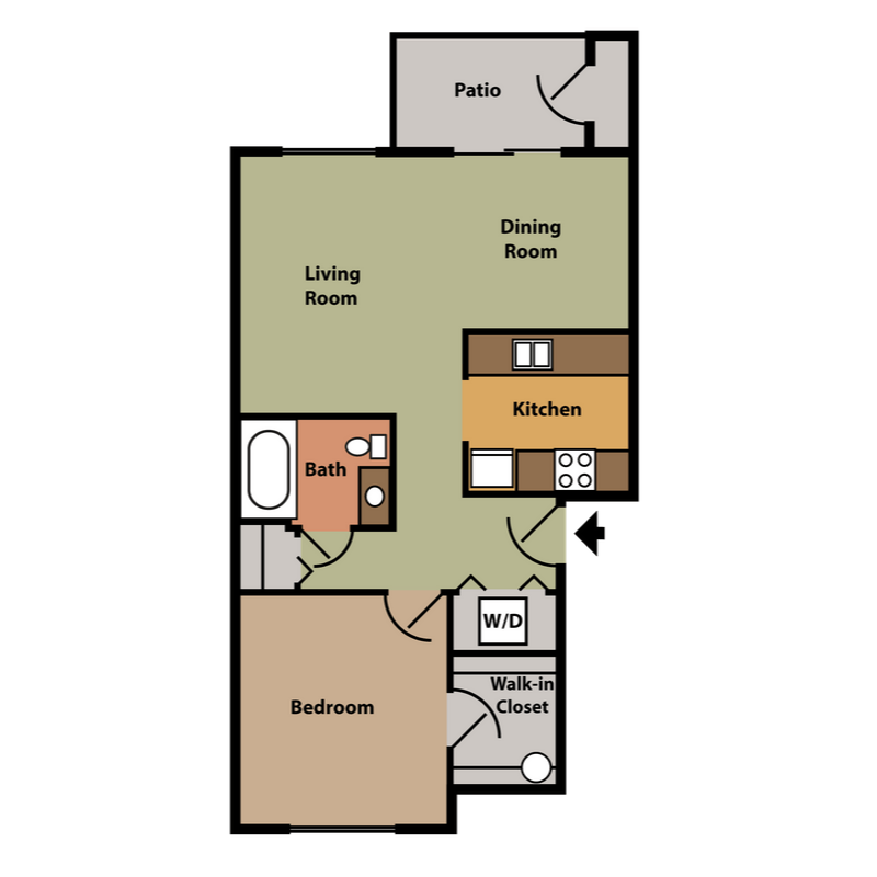 1 Bedroom Apartments for Rent