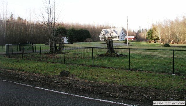 Custom Black Chain Link Fence — Marysville, WA — Premier Fence, Inc.