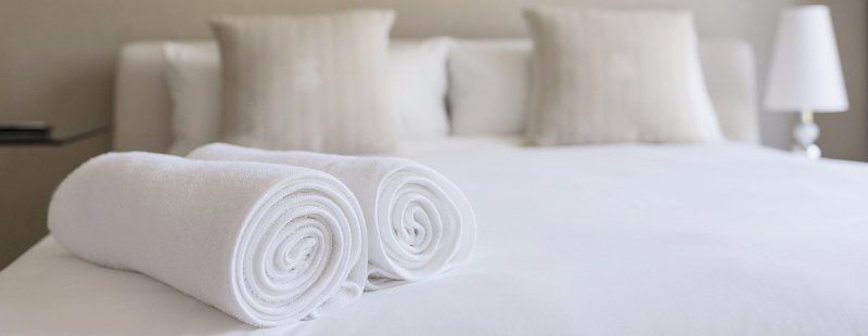rolled towels