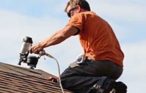 Man Paint the Roof— Roofing Services in Dr. Santa Maria, CA Man Paint the Roof— Roofing Services in Dr. Santa Maria, CA