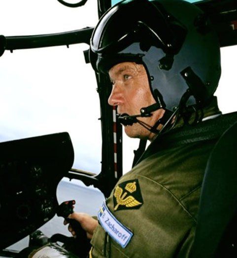 Björn Zacharoff. Stridspilot/Helikopterinstruktör.