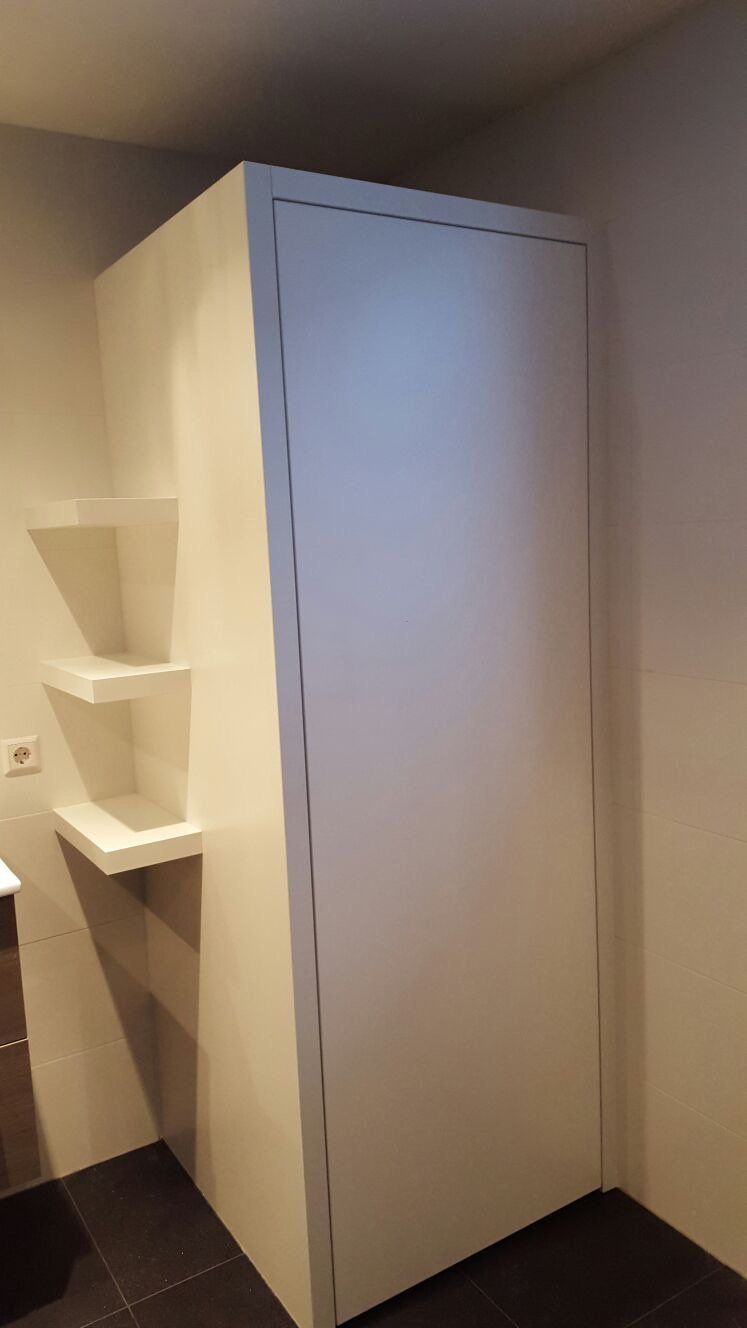 Kast voor wasmachine en droger