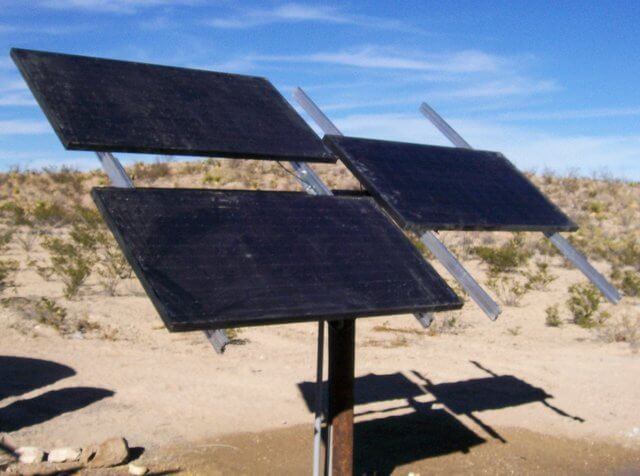 solar panels for water well pumping system