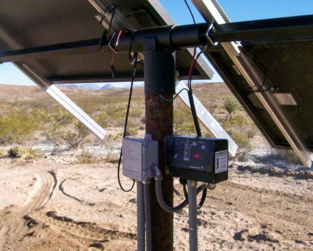 solar water well pumping system