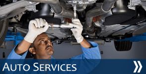Working on a Car - Auto Repair Shop Working on a Car - Auto Repair Shop