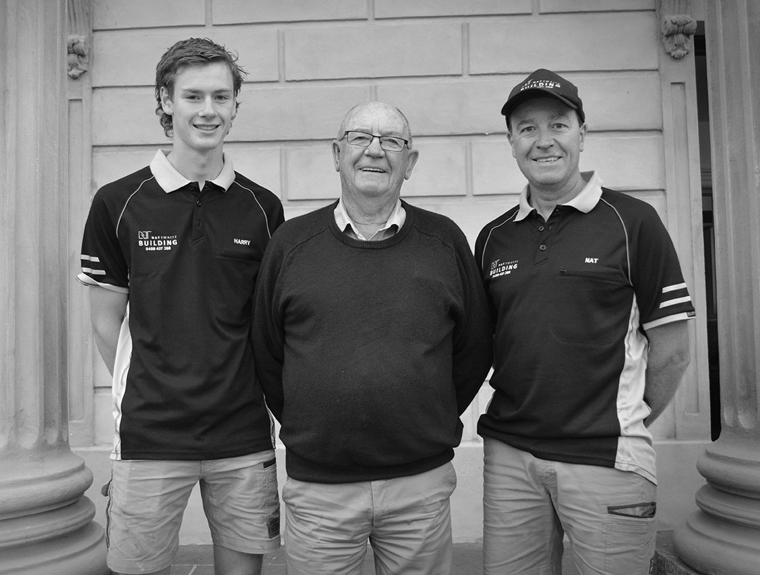 Multi-generational Ballarat home builders – Twaits family photo