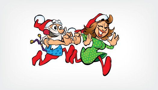Sjov julemaskotter