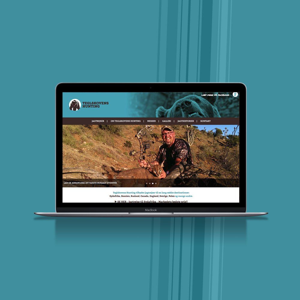 Teglskovens Hunting, webdesign