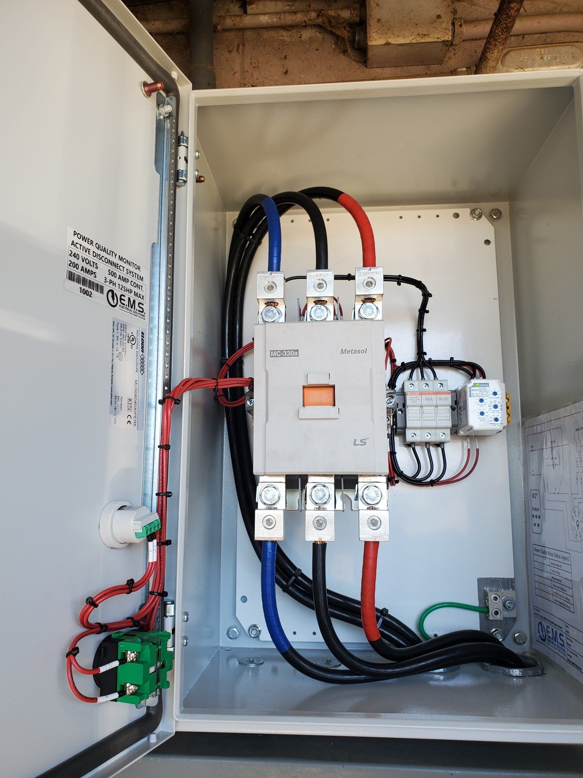EMS built a Active Power Quality Panel system