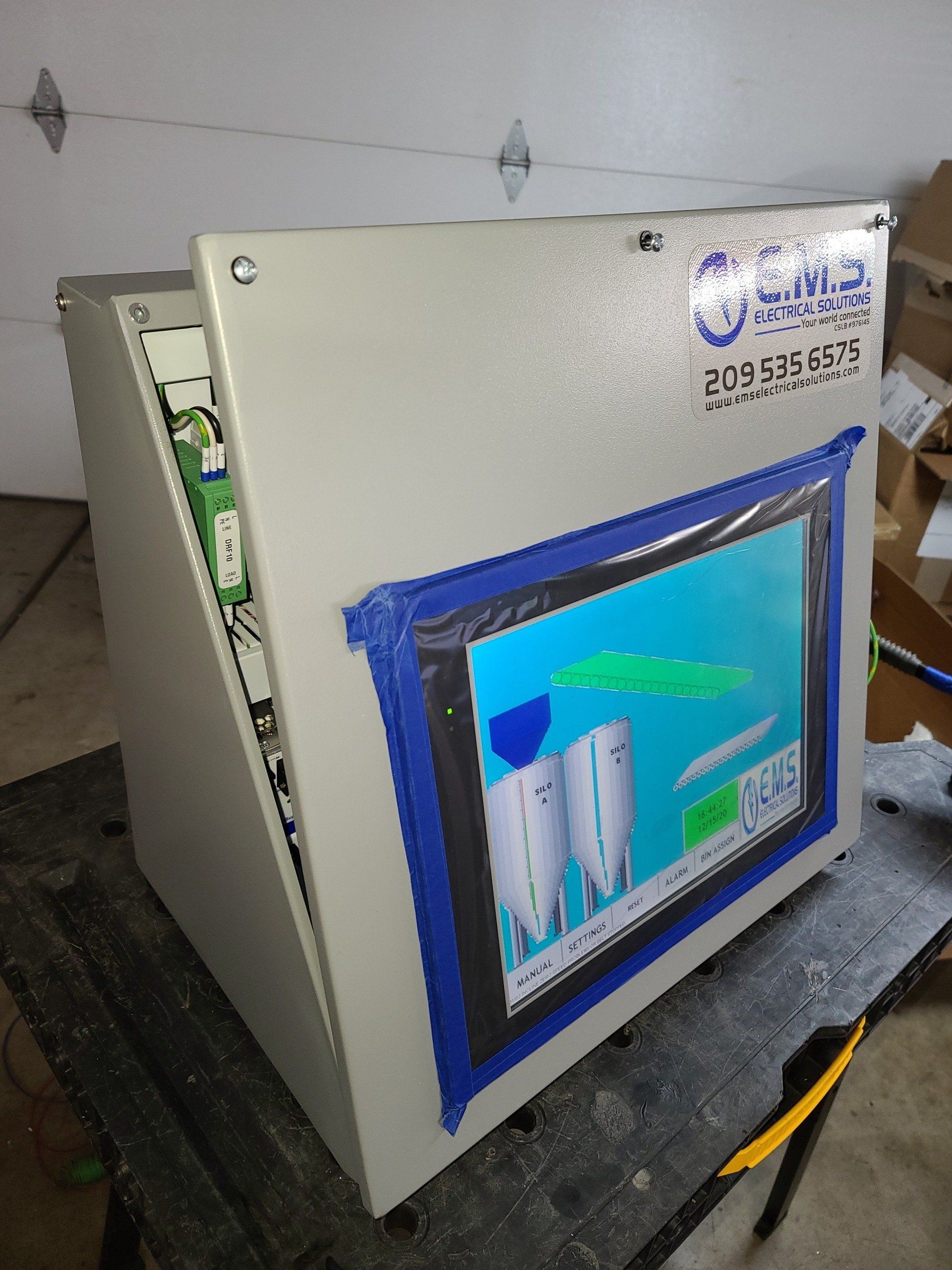 EMS builds console style PLC & HMI control system