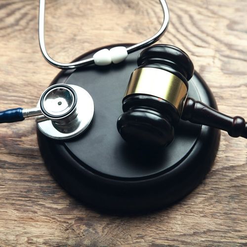 Judge Gavel with Stethoscope — Waterbury, CT — Mellon Hickey Capuano Judge Gavel with Stethoscope — Waterbury, CT — Mellon Hickey Capuano