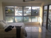 inside of sliding door