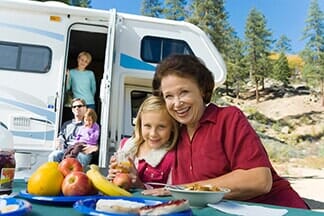 General Picture showing a family out enjoying their trailer — Campers in Salem, OR