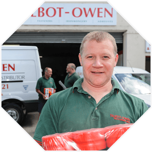 Nationwide delivery! Team member at Talbot-Owen Ltd