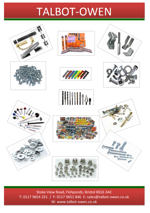 TALBOT Fixings & General Ironmongery 2014