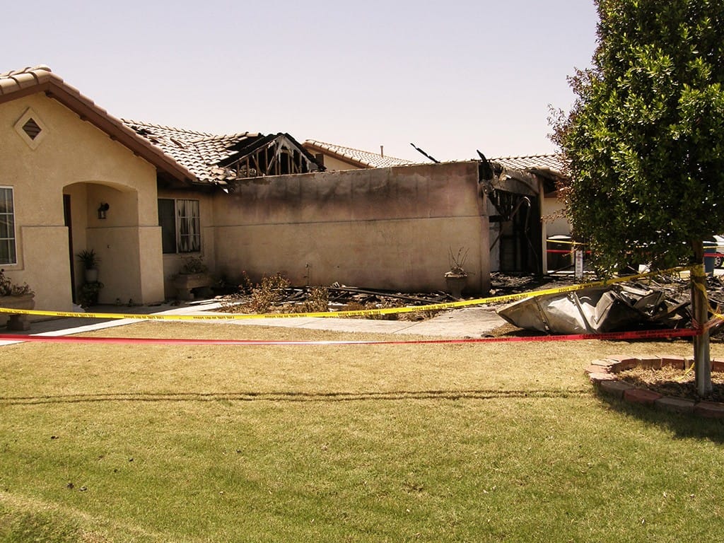 Burnt Side of The House — Imperial, CA — NS Construction