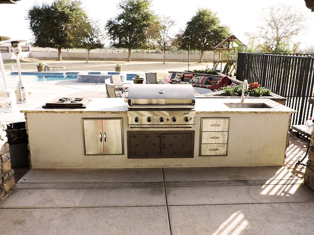 Patio with Countertop — Imperial, CA — NS Construction