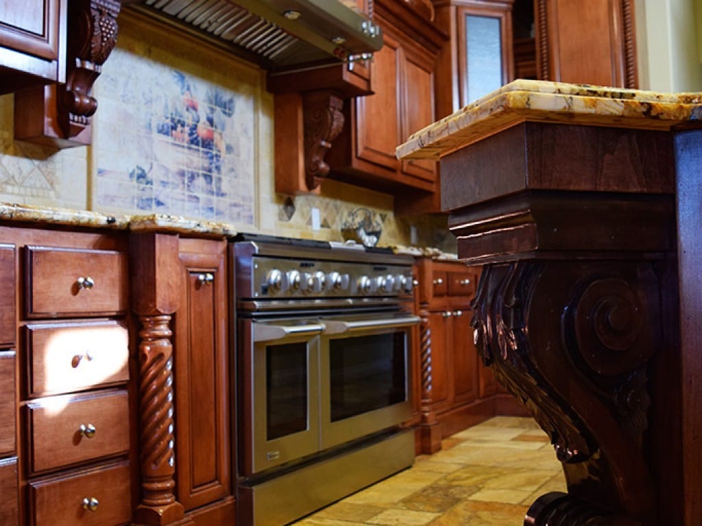 Countertop with Detailed Design — Imperial, CA — NS Construction