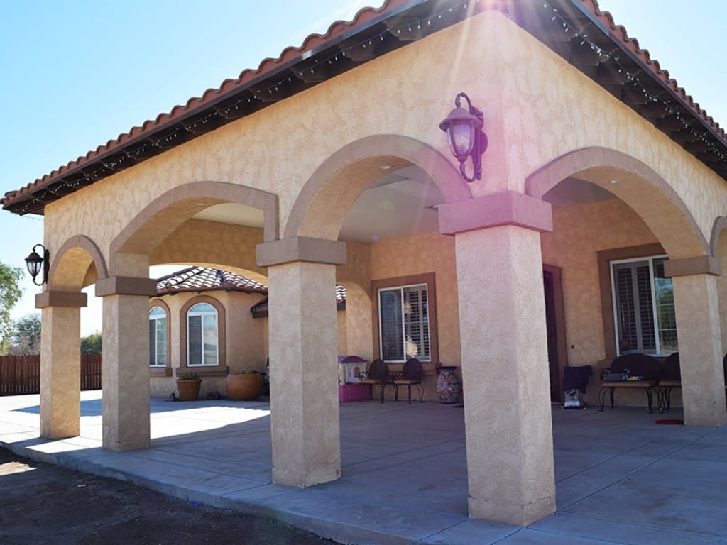 Outside of The House with Lamp Post — Imperial, CA — NS Construction
