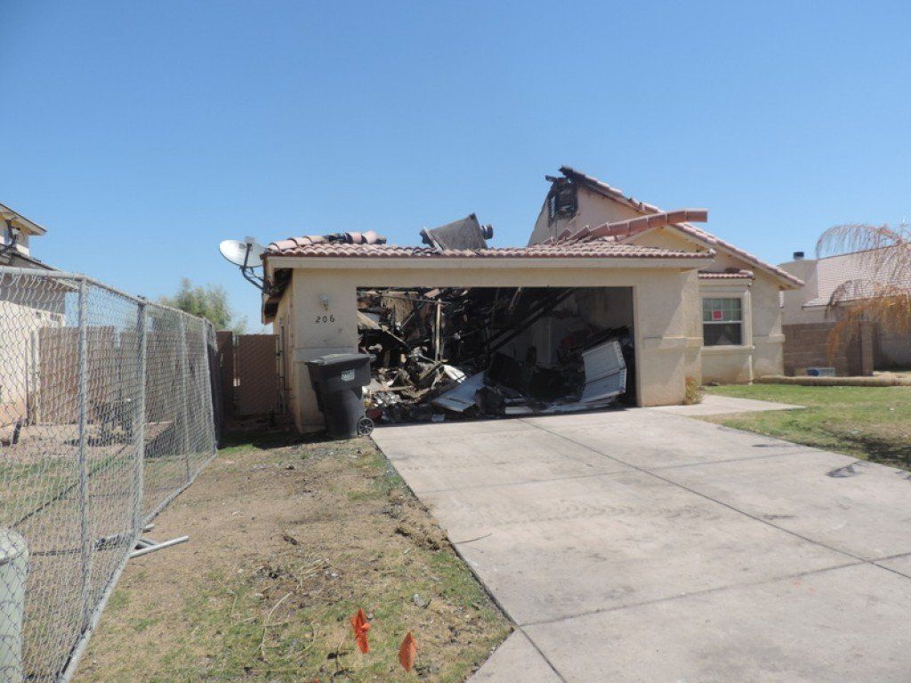 Collapsed House — Imperial, CA — NS Construction