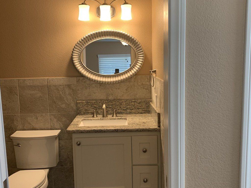 Sink Counter and Mirror with Lights — Imperial, CA — NS Construction