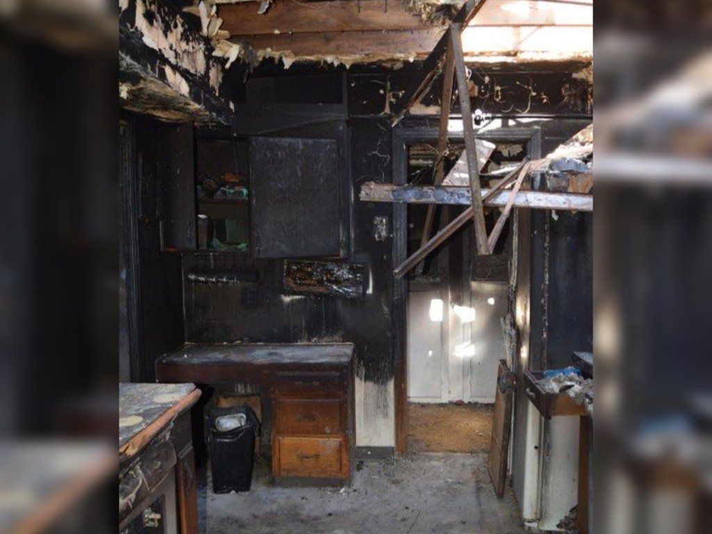 Burnt Room — Imperial, CA — NS Construction