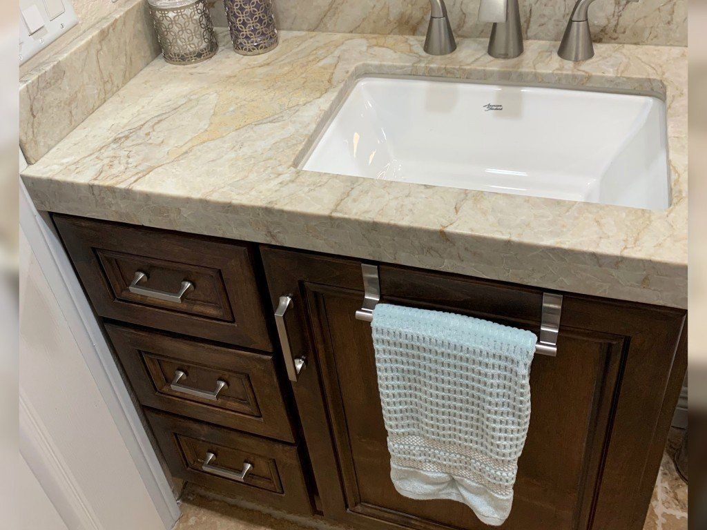 Bathroom Sink Countertop — Imperial, CA — NS Construction