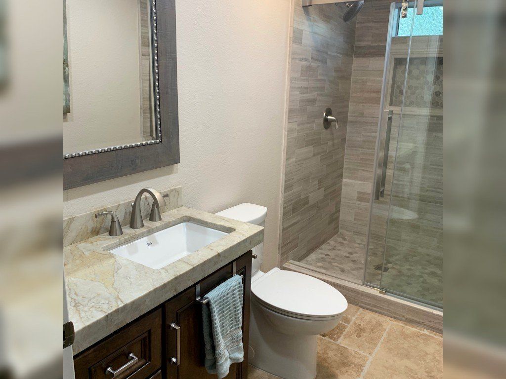 Marble Countertop and Toilet Bowl — Imperial, CA — NS Construction