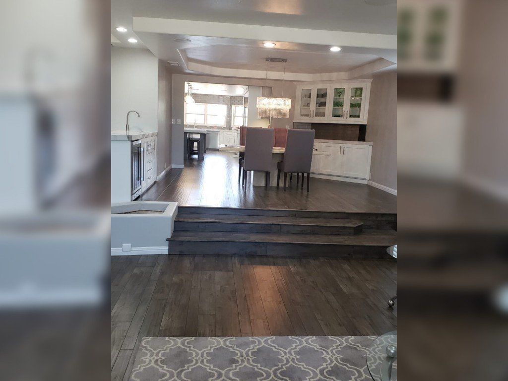 Living Room with Stairs — Imperial, CA — NS Construction