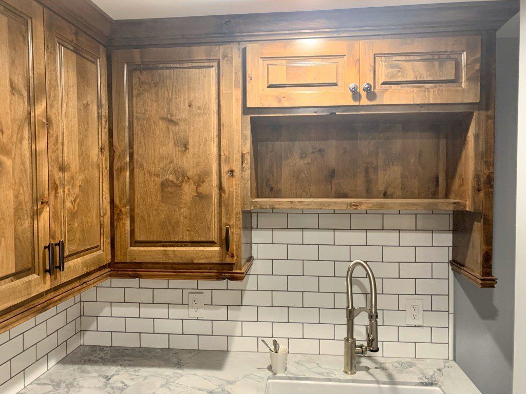 Hanging Wooden Cabinet with Shelf — Imperial, CA — NS Construction