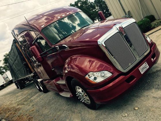 Auto Movers — Red Moving Truck in Oneonta, AL