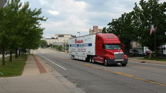 Car Hauling Company — Delivery Truck On The Road in Oneonta, AL
