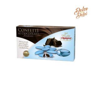 Confetti al cioccolato fondente celesti