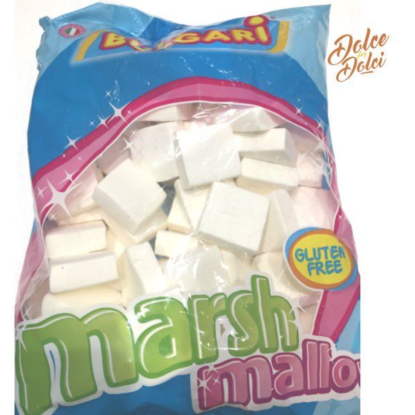Confezione di marshmallow  Bulgari bianchi da 1kg