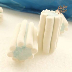 Marshmallow bianchi e azzurri