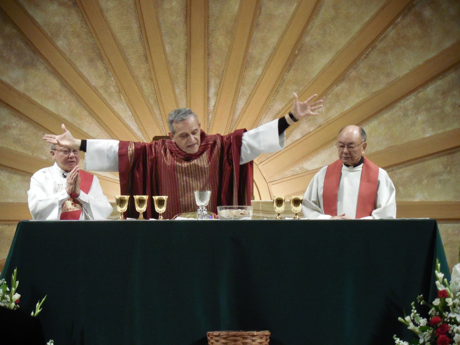 Archbishop during Confirmation Mass 2019