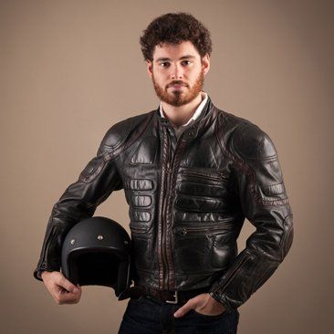 Men's leather jacket