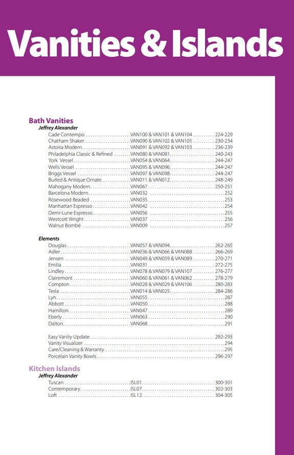 Wood Fabrication — Vanities & Islands Catalogs in Lakewood, NJ