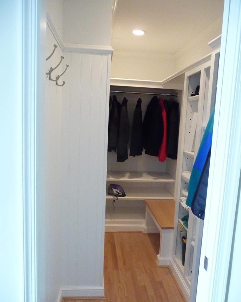 Kitchen Woodwork — Custom Mudroom Closet in Lakewood, NJ
