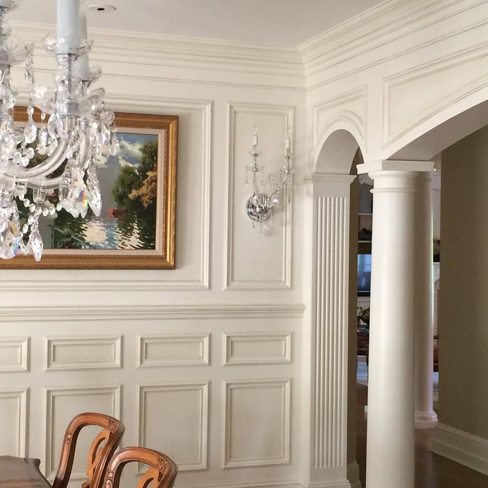 Unique Woodwork — Dining Room Archway in Lakewood, NJ