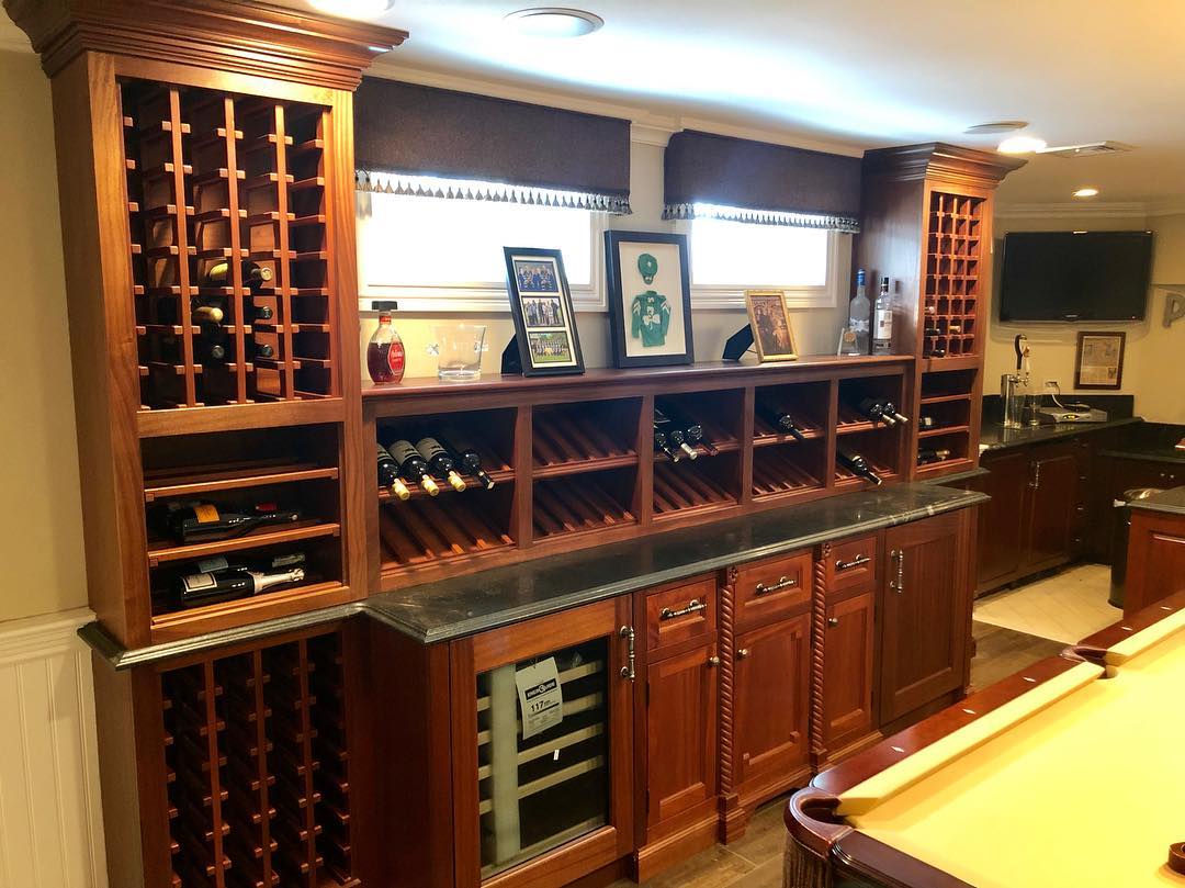 Custom Wine Racks — Lakewood, NJ — Lardieri's Custom Woodworking Company