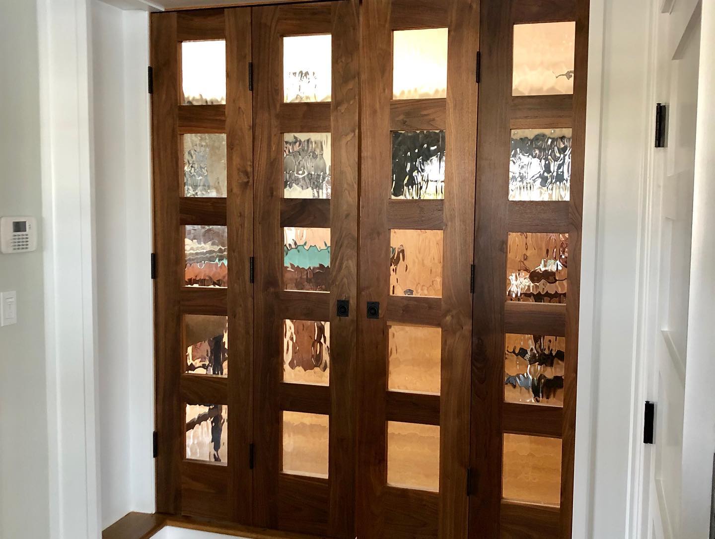 Wooden Door With Glass Panel — Lakewood, NJ — Lardieri's Custom Woodworking Company